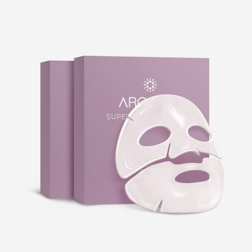 아로셀 슈퍼 파워 마스크 EX 2박스 에이징 케어 물광 세트(8매) 얼굴 주름 탄력 리프팅 마스크팩